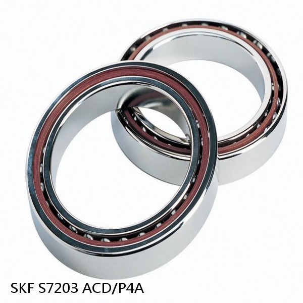 S7203 ACD/P4A SKF High Speed Angular Contact Ball Bearings