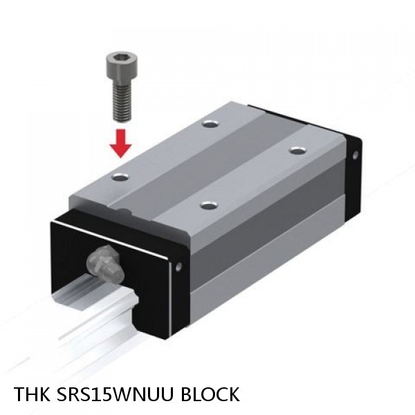 SRS15WNUU BLOCK THK Linear Bearing,Linear Motion Guides,Miniature Caged Ball LM Guide (SRS),SRS-WN Block