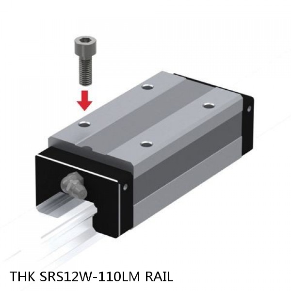 SRS12W-110LM RAIL THK Linear Bearing,Linear Motion Guides,Miniature Caged Ball LM Guide (SRS),Miniature Rail (SRS-W)