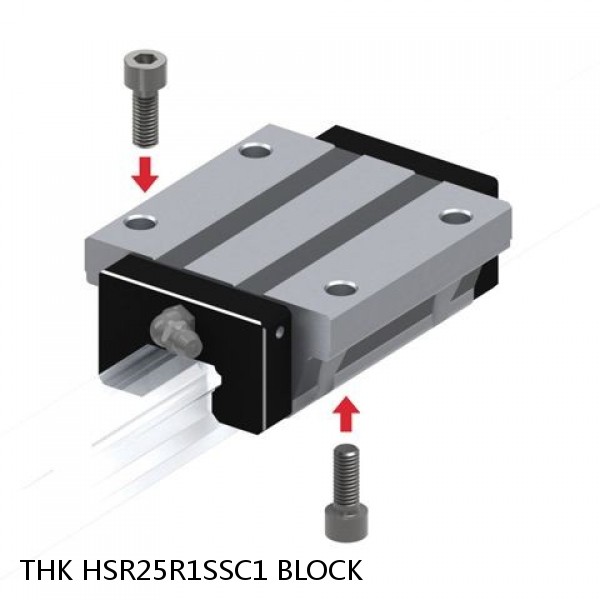 HSR25R1SSC1 BLOCK THK Linear Bearing,Linear Motion Guides,Global Standard LM Guide (HSR),HSR-R Block