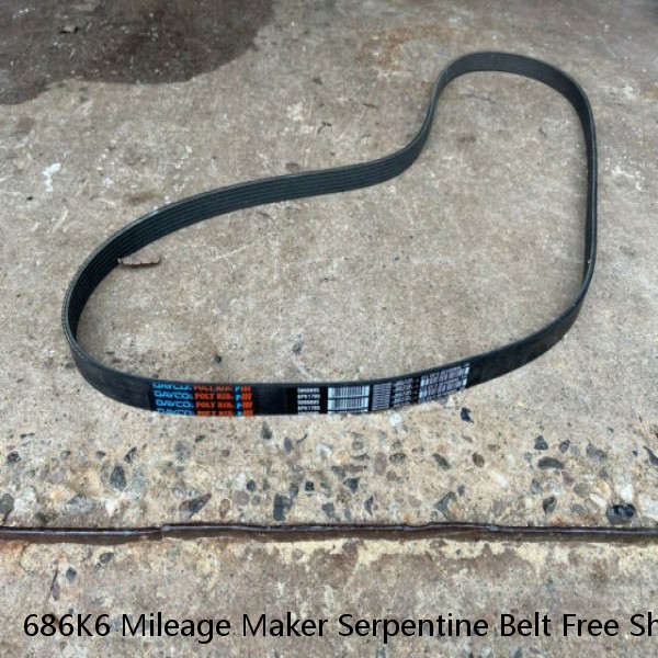 686K6 Mileage Maker Serpentine Belt Free Shipping Free Returns 6PK1742