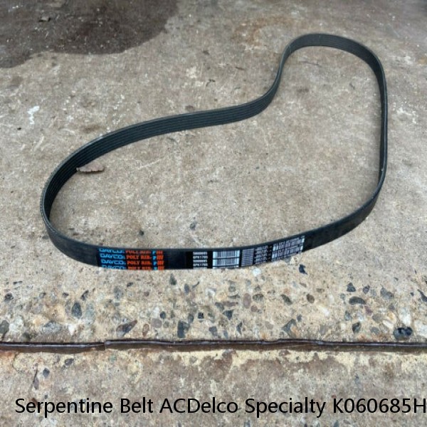 Serpentine Belt ACDelco Specialty K060685HD